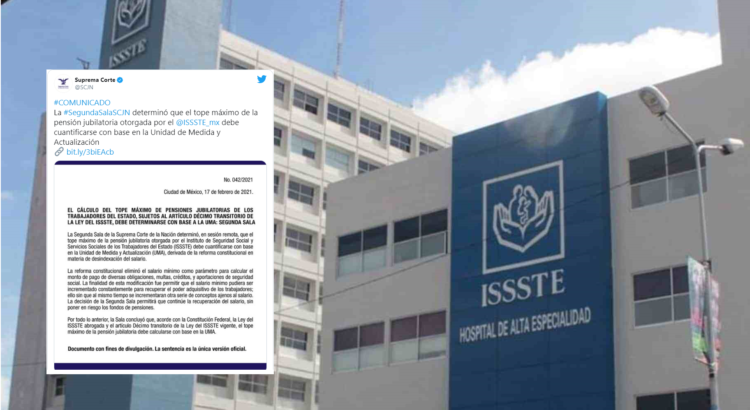AVALA CORTE PAGO DE PENSIÓN BASADO EN UMAs