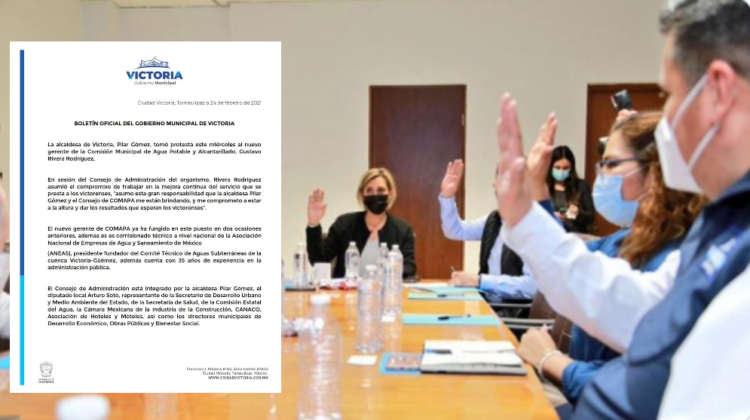 NUEVO GERENTE DE COMAPA VICTORIA