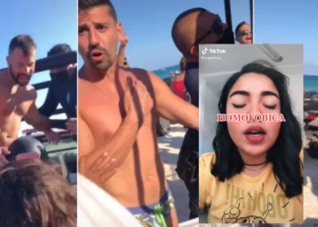 PAREJA HOMOSEXUAL ES ARRESTADA EN TULUM POR BESARSE; “no a la homofobia”, exigen visitantes