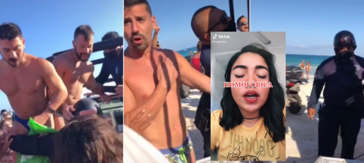 PAREJA HOMOSEXUAL ES ARRESTADA EN TULUM POR BESARSE; “no a la homofobia”, exigen visitantes