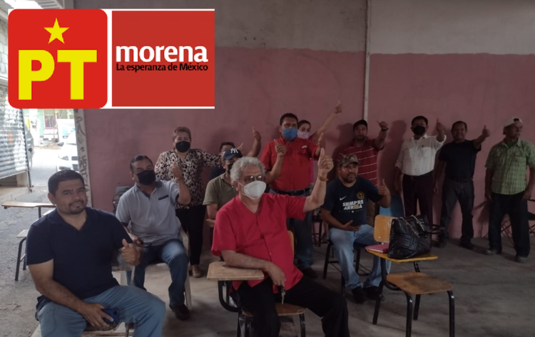 FORTALECIENDO ESTRUCTURA PT MORENA
