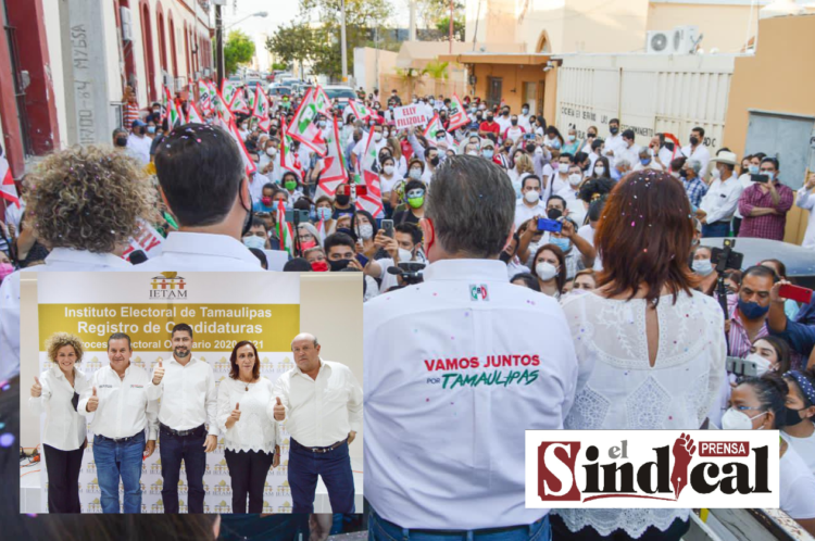 UN EVENTO CON SELLO DE CASA; SE REGISTRAN CANDIDATOS DEL PRI ANTE EL IETAM