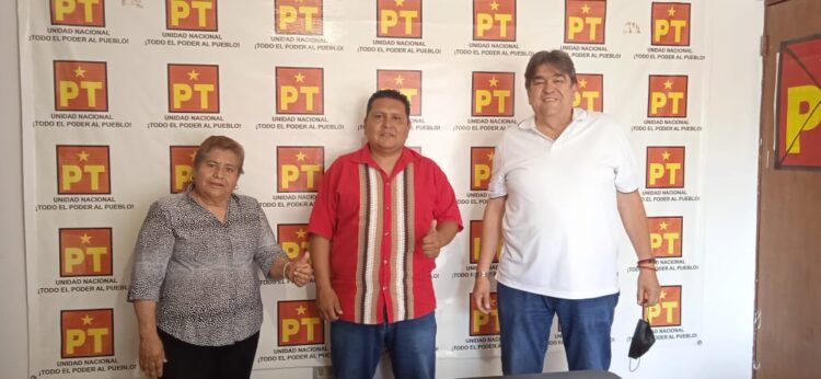 LA DIRIGENCIA DEL  PT SUMA AL EQUIPO A MARTE ALEJANDRO RUIZ NAVA