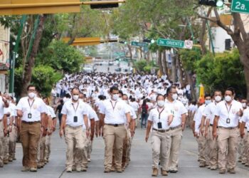 SE DESPLIEGUE OPERATIVO DE DOS MIL 225 ELEMENTOS DE MIGRACIÓN, GUARDIA NACIONAL, MARINA Y PERSONAL DE SALUD, QUE VIGILARÁN LA FRONTERA SUR