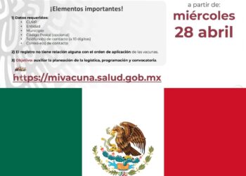 INICIA PRERREGISTRO DE VACUNA PARA ADULTOS DE 50 AÑOS
