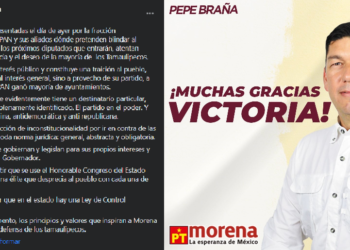 SE PRONUNCIA PEPE BRAÑA, ADVIERTE QUE LOS ACTUALES DIPUTADOS LOCALES, ESTÁN ATENTANDO CONTRA LA DEMOCRACIA EN TAMAULIPAS.