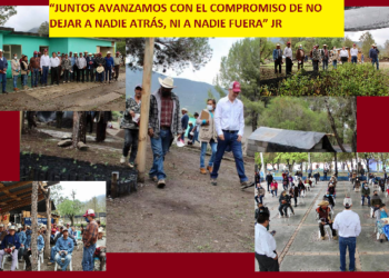 “JUNTOS AVANZAMOS CON EL COMPROMISO DE NO DEJAR A NADIE ATRÁS, NI A NADIE FUERA” JR
