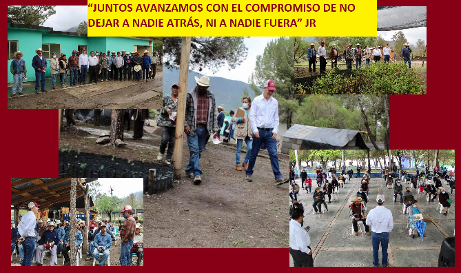 “JUNTOS AVANZAMOS CON EL COMPROMISO DE NO DEJAR A NADIE ATRÁS, NI A NADIE FUERA” JR