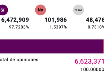 GANÓ EL SÍ; BAJA LA PARTICIPACIÓN