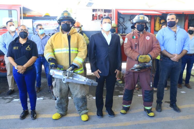 EL GOBIERNO MUNICIPAL DE VICTORIA Y LA FUNDACIÓN MEXICANA 911 ENTREGARON EQUIPO AL CUERPO DE PROTECCIÓN CIVIL MUNICIPAL