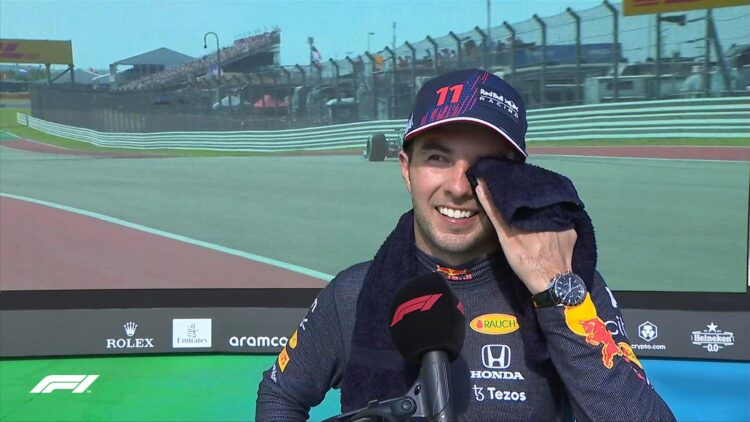 ‘CHECO’ PÉREZ VOLVIÓ A SUBIR AL PODIO EN EL GP DE EU