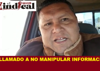 UN LLAMADO A NO MANIPULAR INFORMACIÓN