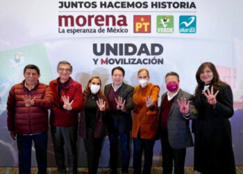 LOS MEJOR POSICIONADOS EN 6 ESTADOS; MORENA PARA 2022