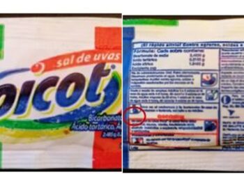 EMITE COFEPRIS ALERTA SANITARIA POR SAL DE UVAS FALSO