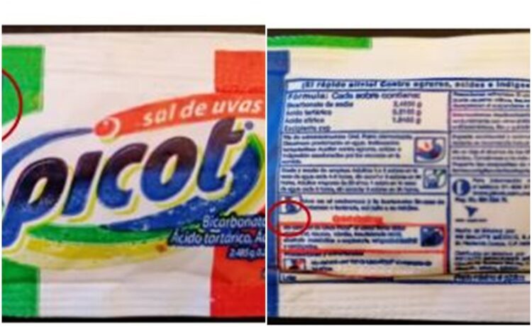 EMITE COFEPRIS ALERTA SANITARIA POR SAL DE UVAS FALSO