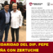 SOLIDARIDAD DEL DIP. PEPE BRAÑA CON ZERTUCHE