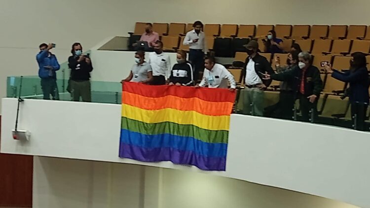 CON PROTESTA, DEMANDAN APROBAR EL MATRIMONIO IGUALITARIO EN  TAMAULIPAS.