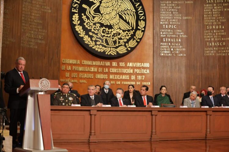 EN EL MARCO DEL 105 ANIVERSARIO DE LA CONSTITUCIÓN DE 1917 AMLO DESTACÓ LAS REFORMAS DE LA 4T