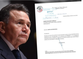 RENUNCIA JOSÉ LUIS PECH A MORENA