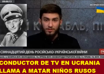 CONDUCTOR DE TV EN UCRANIA LLAMA A MATAR NIÑOS RUSOS