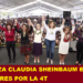 ENCABEZA CLAUDIA SHEINBAUM EVENTO DE MUJERES POR LA 4T