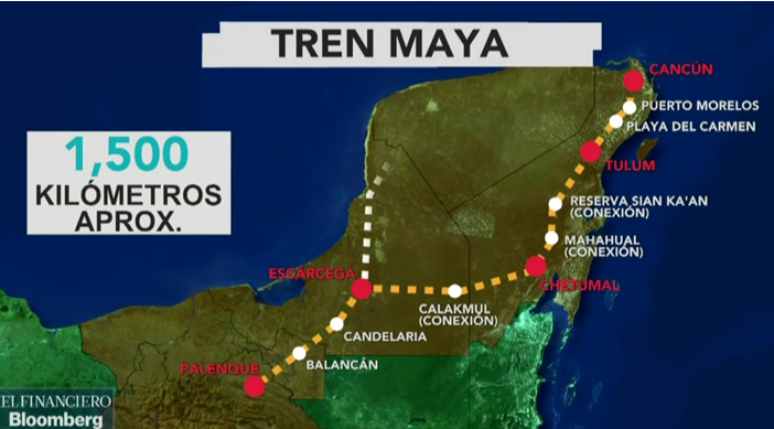 NIEGA JUEZ SUSPENSIÓN CONTRA TRAMOS 5 Y 6 DEL TREN MAYA