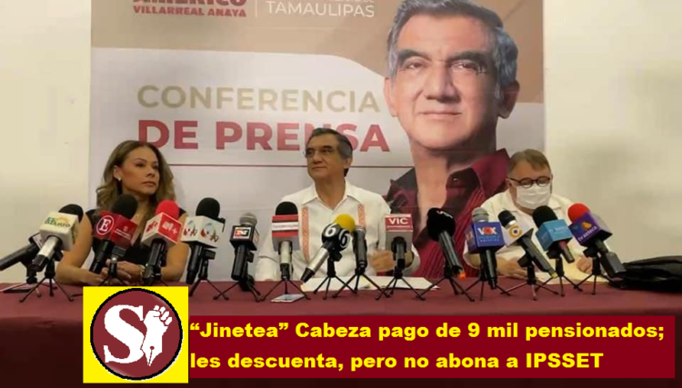“JINETEA” CABEZA PAGO DE 9 MIL PENSIONADOS; LES DESCUENTA, PERO NO ABONA A IPSSET