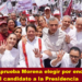 APRUEBA MORENA ELEGIR POR ENCUESTA AL CANDIDATO A LA PRESIDENCIA