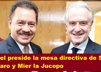 CREEL PRESIDE LA MESA DIRECTIVA DE SAN LÁZARO Y MIER LA JUCOPO