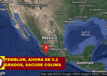 OTRO TEMBLOR, AHORA DE 5.2 GRADOS, SACUDE COLIMA