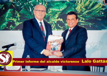 PRIMER INFORME DEL ALCALDE VICTORENSE  LALO GATTÁS
