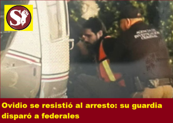 OVIDIO SE RESISTIÓ AL ARRESTO: SU GUARDIA DISPARÓ A FEDERALES
