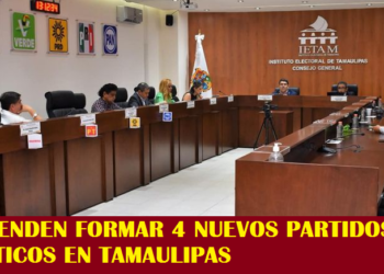 PRETENDEN FORMAR 4 NUEVOS PARTIDOS POLÍTICOS EN TAMAULIPAS