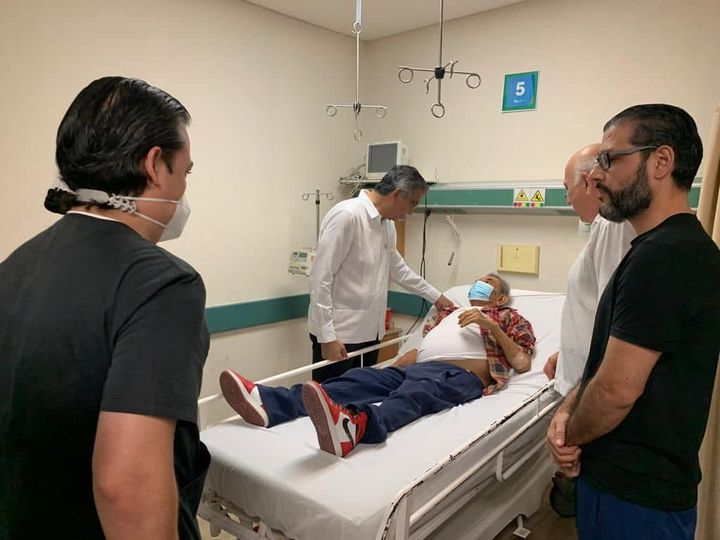 Recorre gobernador Américo Villarreal el Hospital General de Cd. Victoria.