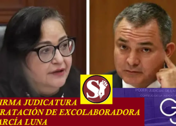 CONFIRMA JUDICATURA CONTRATACIÓN DE EXCOLABORADORA DE GARCÍA LUNA