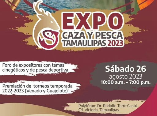 INVITACIÓN A LA «EXPO CAZA Y PESCA 2023» EN TAMAULIPAS