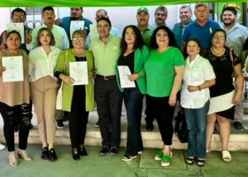 ENTREGA MUÑOZ CANO NUEVOS NOMBRAMIENTOS EN EL PARTIDO VERDE