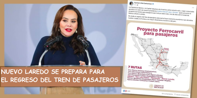 NUEVO LAREDO SE PREPARA PARA EL REGRESO DEL TREN DE PASAJEROS