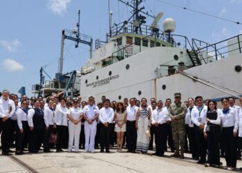 LA UAT FORTALECE SU CAPACIDAD DE INVESTIGACIÓN EN EL GOLFO DE MÉXICO CON LA ENTREGA DE UN BUQUE POR PARTE DE LA MARINA