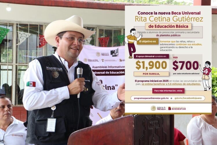 TAMAULIPAS CELEBRA EL LANZAMIENTO DE LA BECA UNIVERSAL «RITA CETINA GUTIÉRREZ» PARA EDUCACIÓN BÁSICA