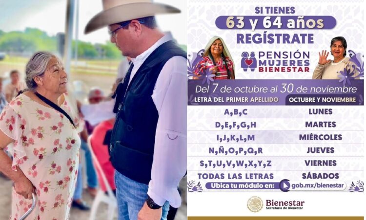 ABREN INSCRIPCIONES PARA EL PROGRAMA “PENSIÓN MUJERES BIENESTAR” EN TAMAULIPAS