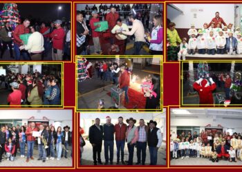 ENCENDIDO DEL PINO NAVIDEÑO: UN MOMENTO DE ALEGRÍA EN LA DELEGACIÓN DE BIENESTAR EN TAMAULIPAS