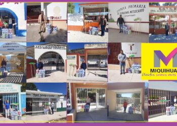 ENTREGAN KITS DE LIMPIEZA A 14 ESCUELAS DEL MUNICIPIO