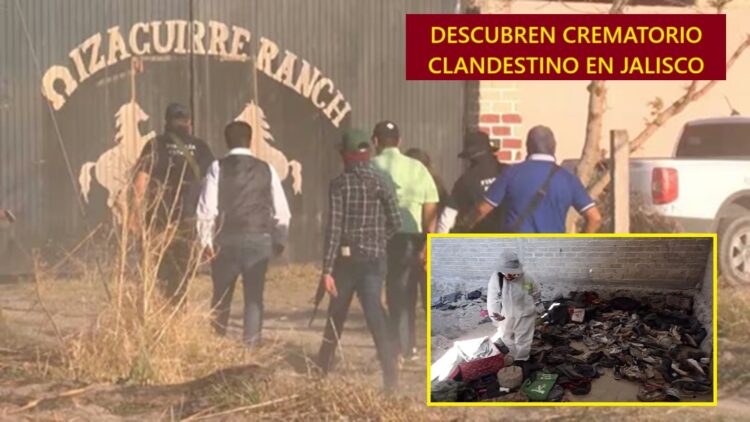 DESCUBREN CREMATORIO CLANDESTINO EN JALISCO