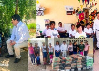 ALCALDE DE JAUMAVE REFRENDA COMPROMISO CON LA EDUCACIÓN EN EL EJIDO MONTERREDONDO