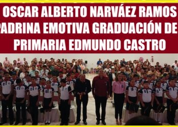 OSCAR ALBERTO NARVÁEZ RAMOS APADRINA EMOTIVA GRADUACIÓN DE LA PRIMARIA EDMUNDO CASTRO