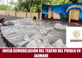 INICIA REMODELACIÓN DEL TEATRO DEL PUEBLO EN JAUMAVE