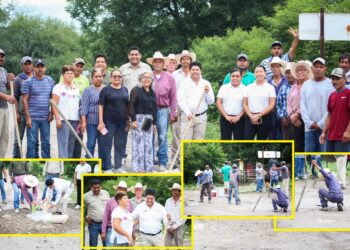 Compromiso con las comunidades  MANUEL BÁEZ ENTREGA APOYO PARA CARRETERA EN PADRÓN Y JUÁREZ