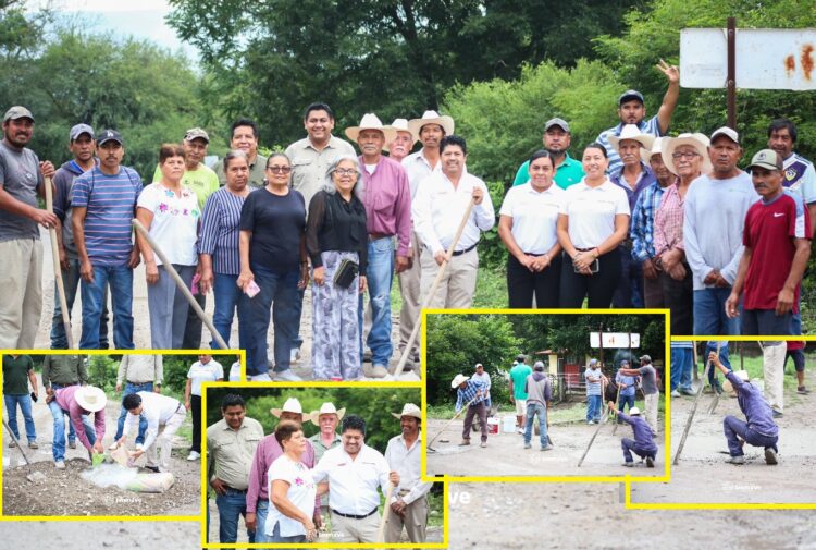 Compromiso con las comunidades  MANUEL BÁEZ ENTREGA APOYO PARA CARRETERA EN PADRÓN Y JUÁREZ