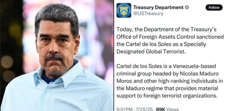 EE.UU. DECLARA AL CÁRTEL DE LOS SOLES COMO GRUPO TERRORISTA; SEÑALAN A MADURO Y SURGEN NEXOS EN COSTA RICA